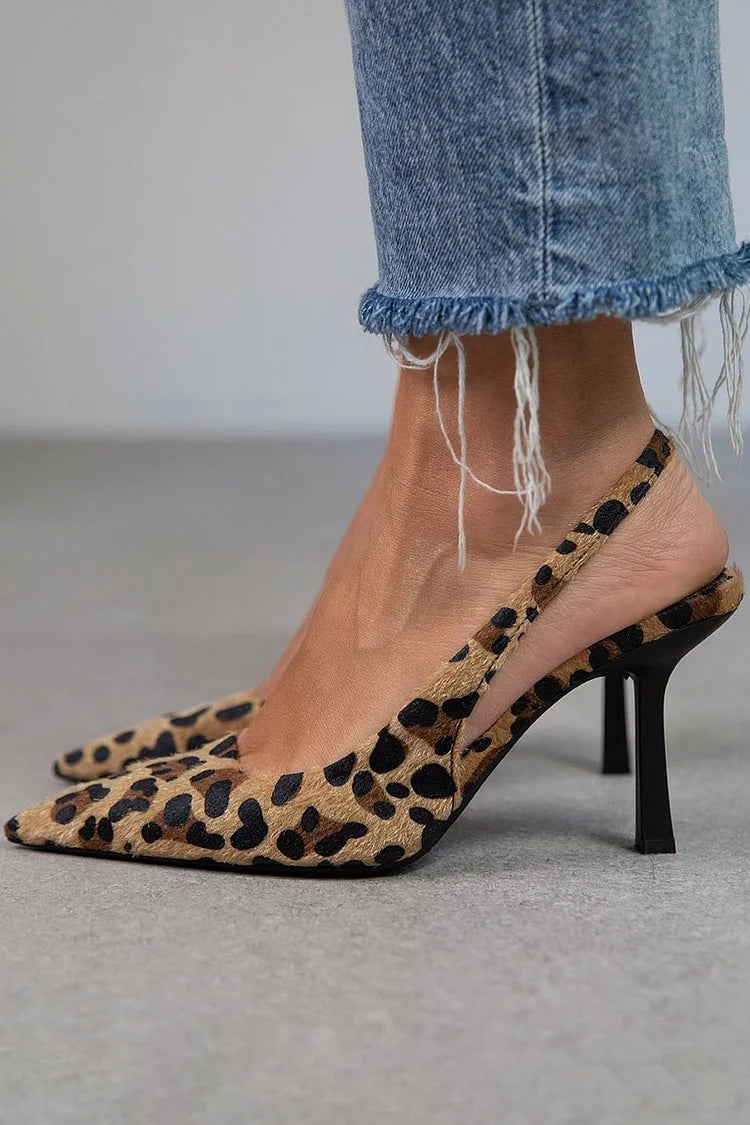 Avery™ | D’Orsay Leopard Heels