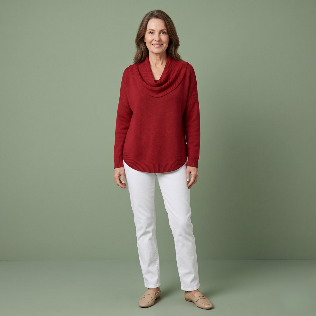 Aria™| Sweater with Collar