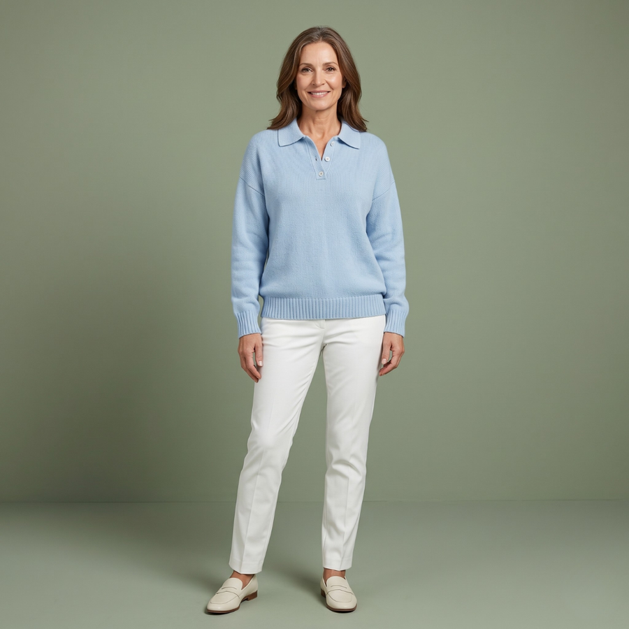 Evie™ | Polo Sweater