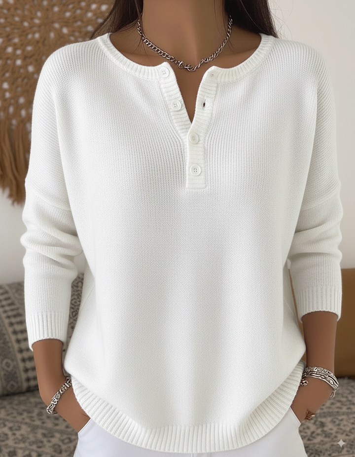 Ava™ | Calm Button-Up Sweater
