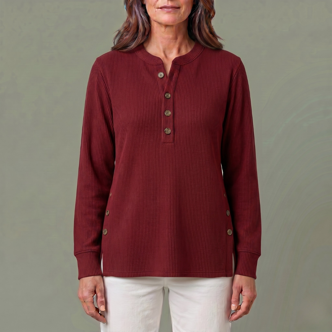 Mia™ | Sweater with a Round Neckline