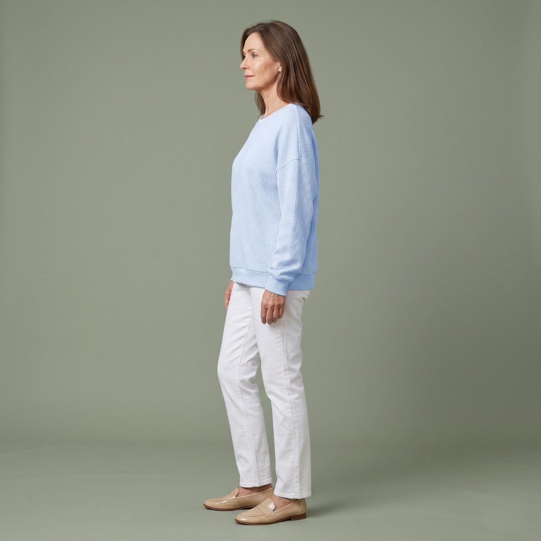 Zoe™ | Sweater with a Wide Collar