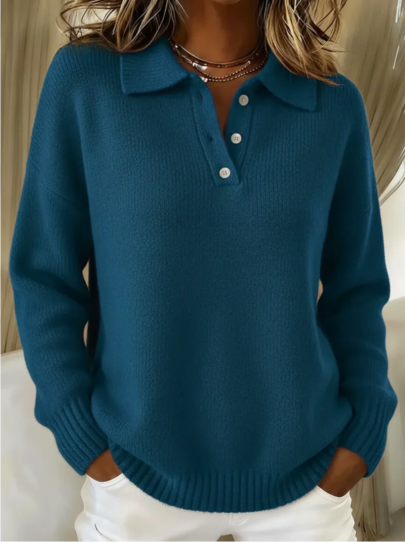 Evie™ | Polo Sweater