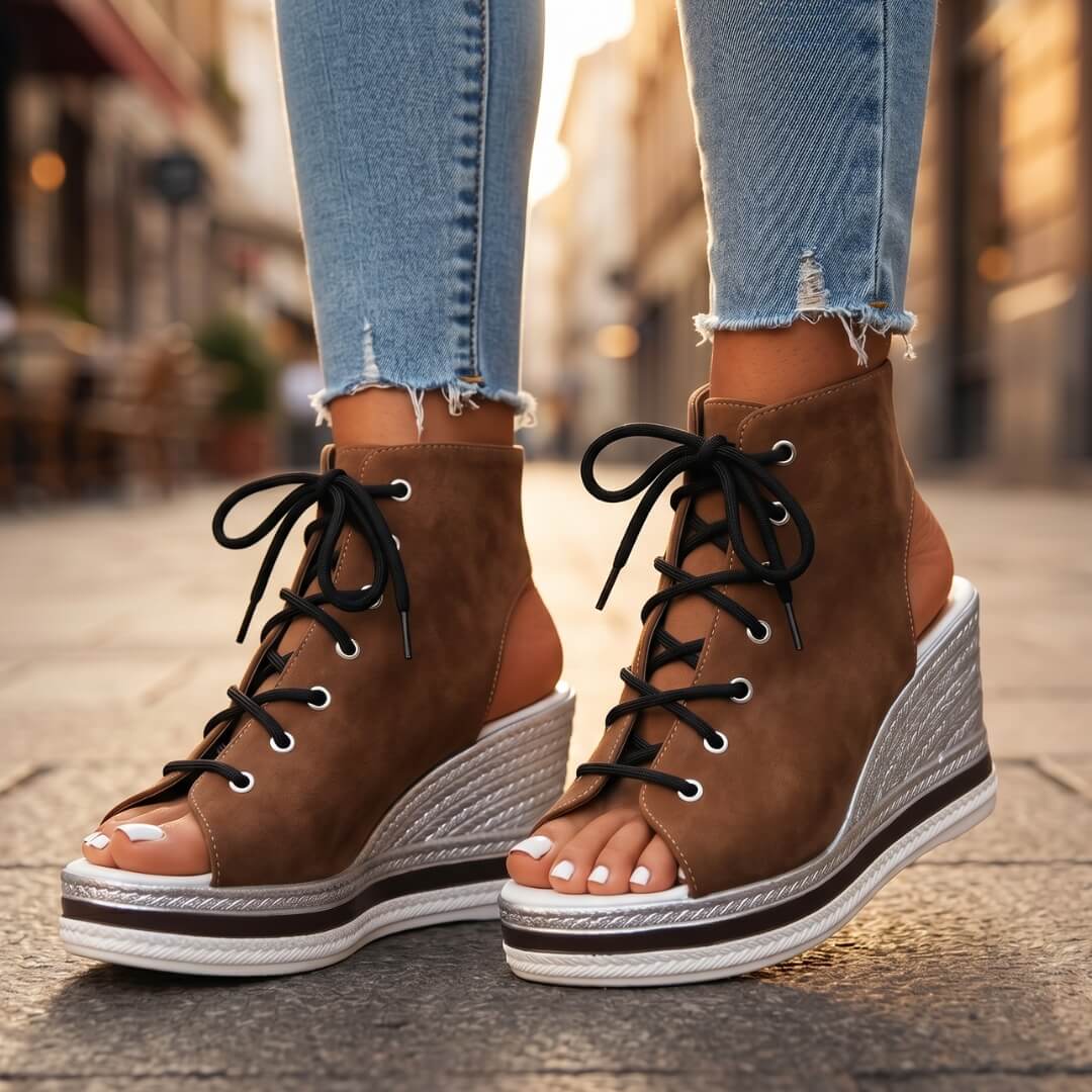 Anne | Wedge Sandals