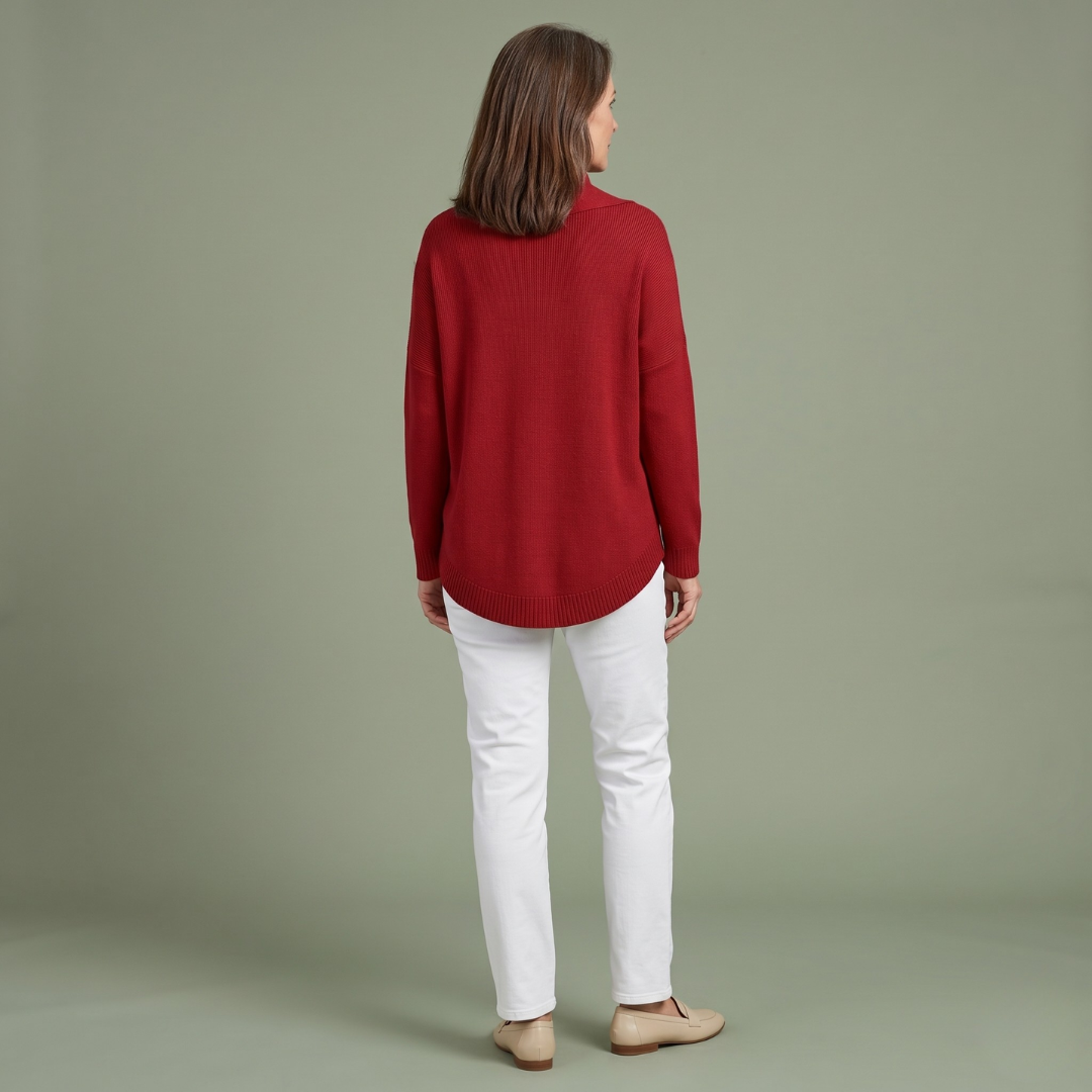 Aria™| Sweater with Collar