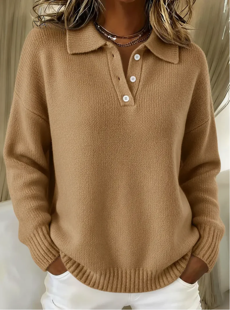 Evie™ | Polo Sweater