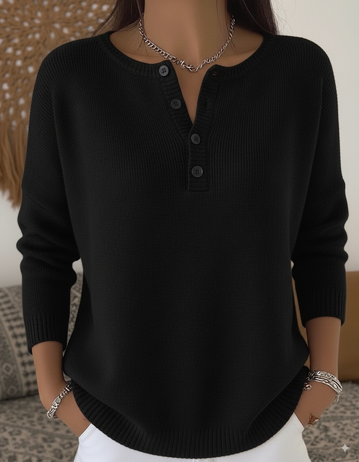 Ava™ | Calm Button-Up Sweater