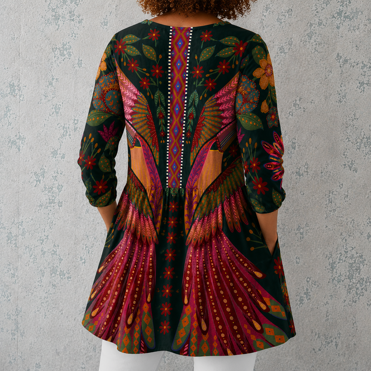 Manon | Long Blouse with V-Neck