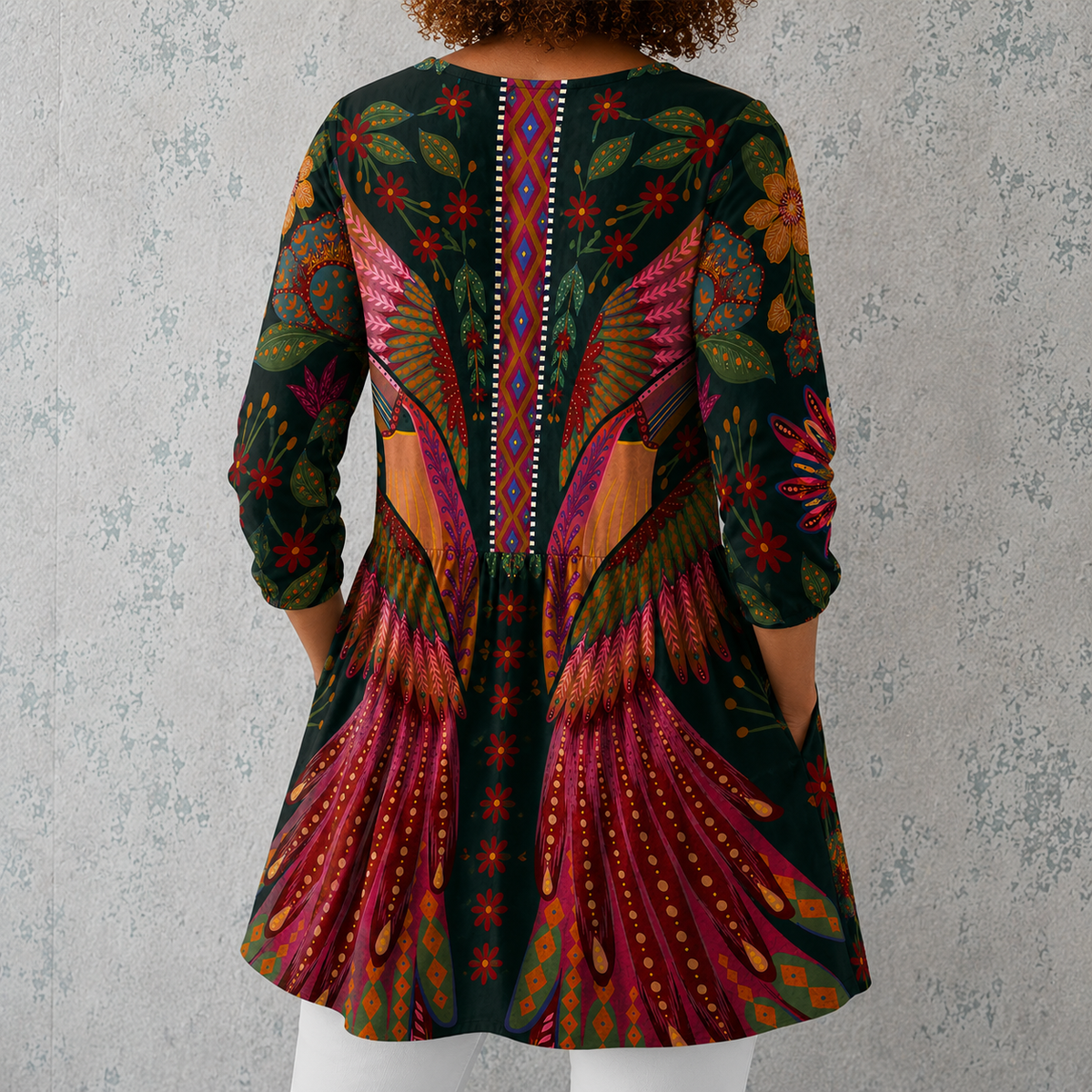 Manon | Long Blouse with V-Neck