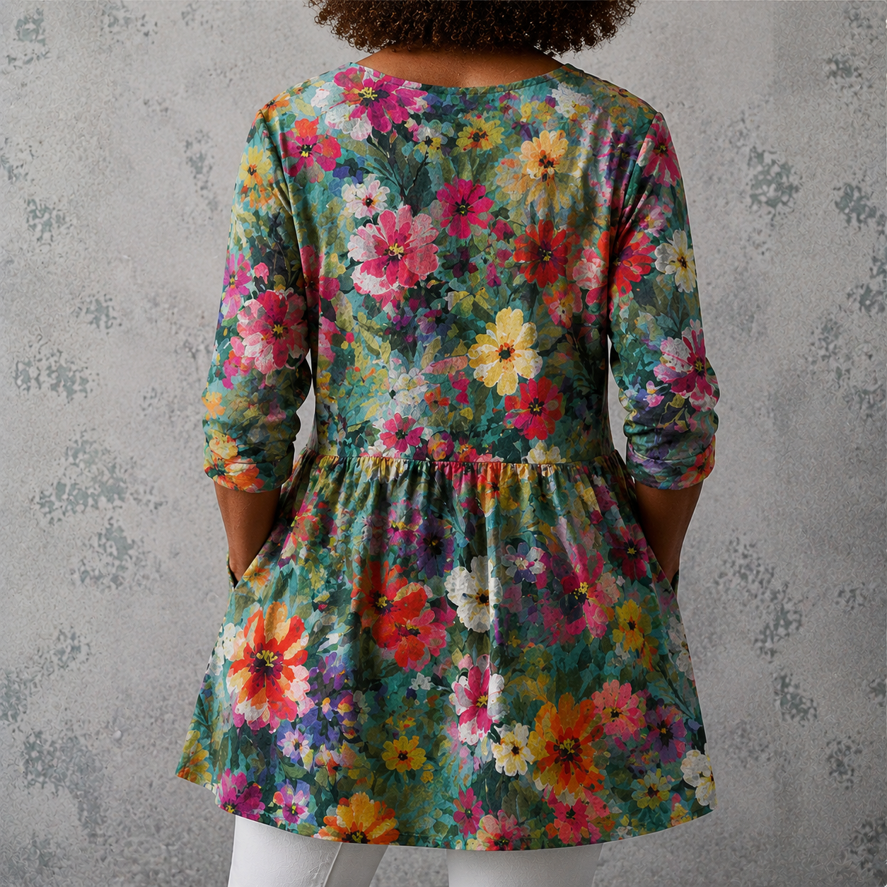 Nora | Long Blouse with V-Neck