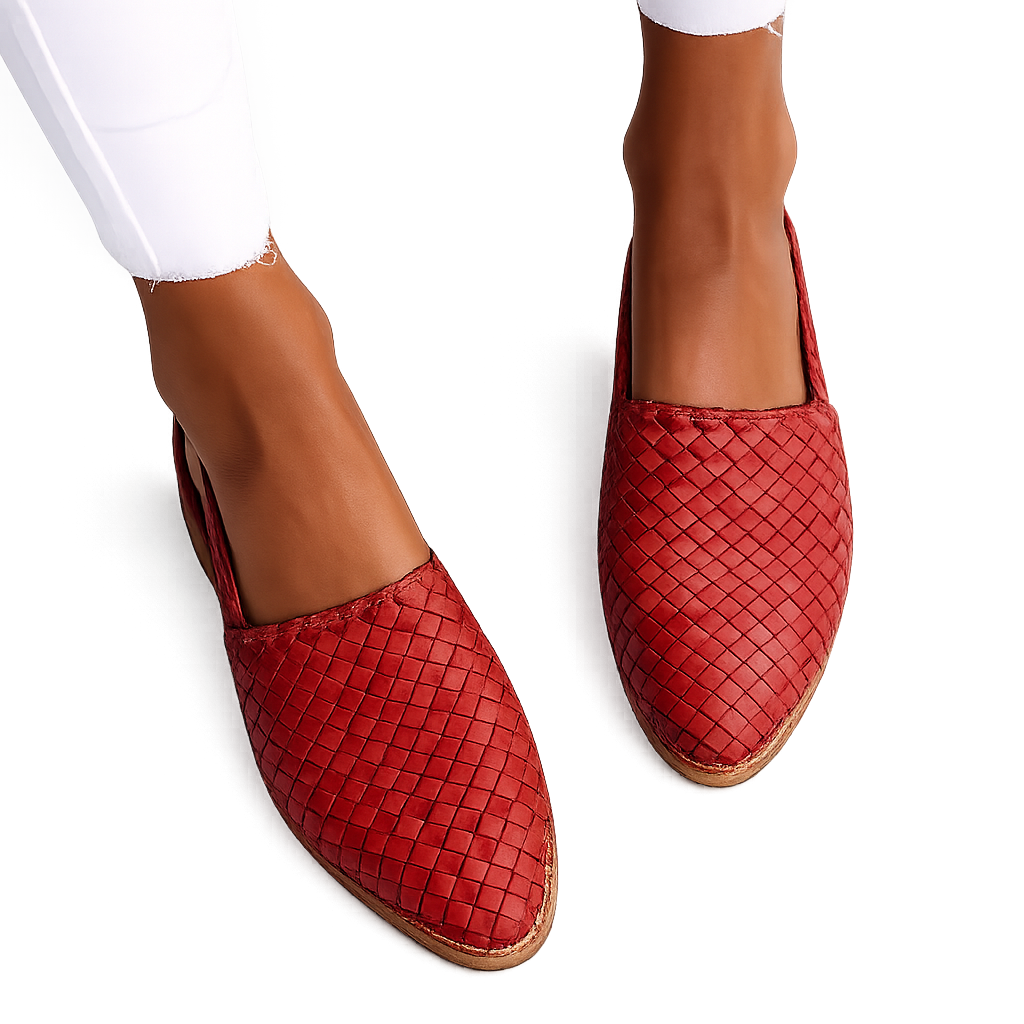 Aurora | Woven Slingback Loafer