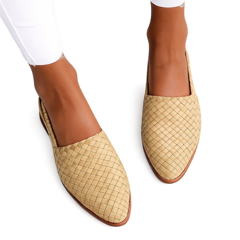 Aurora | Woven Slingback Loafer