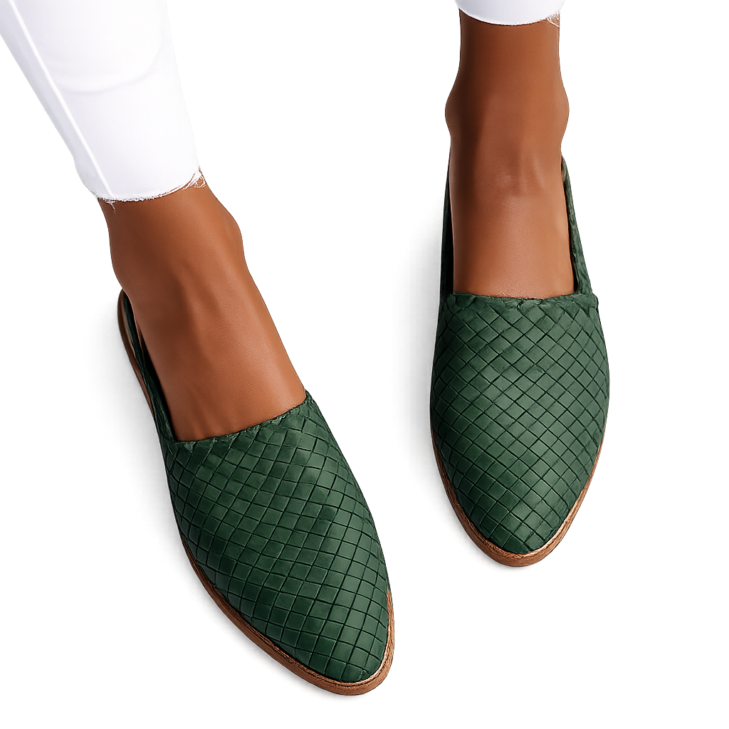 Aurora | Woven Slingback Loafer