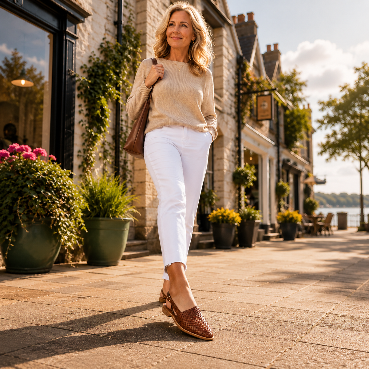 Aurora | Woven Slingback Loafer