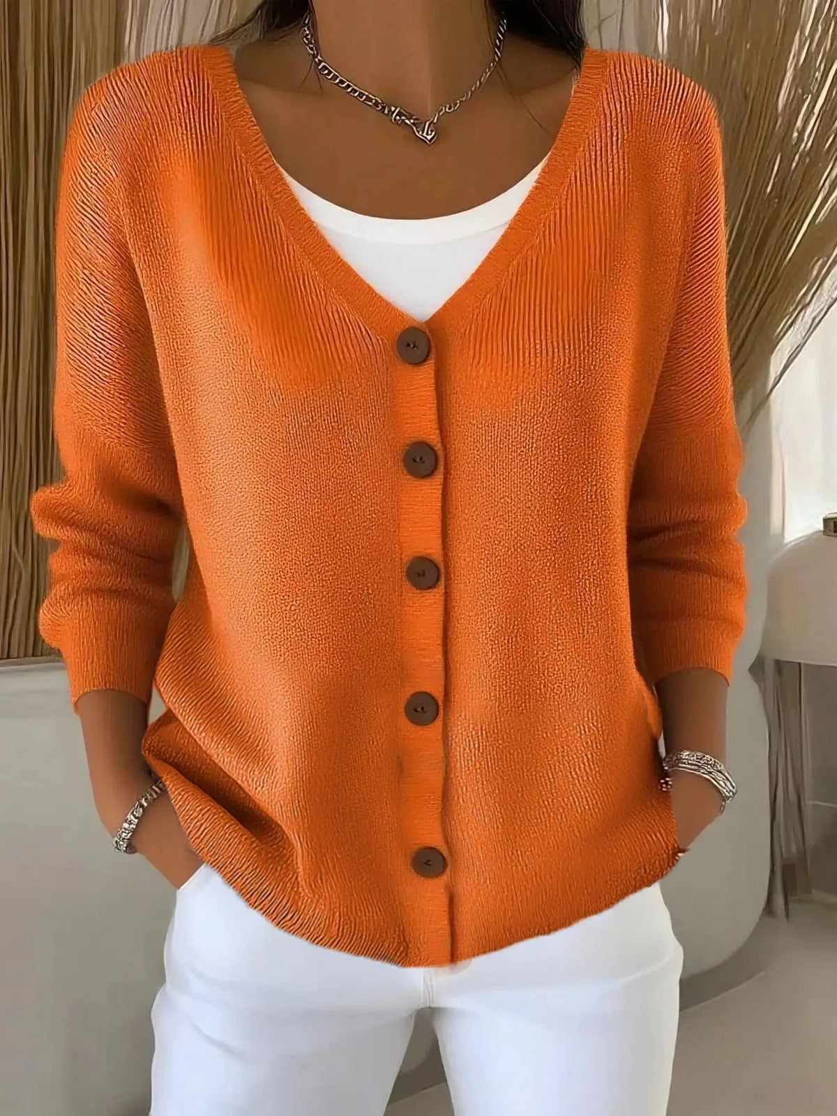 Ella™ | V-Neck Cardigan