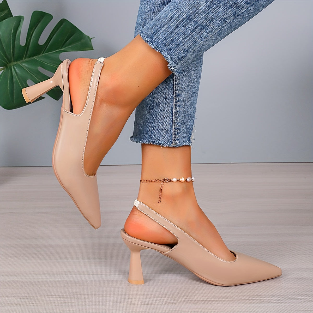 Sophia™ | Elegant Slingback Heels