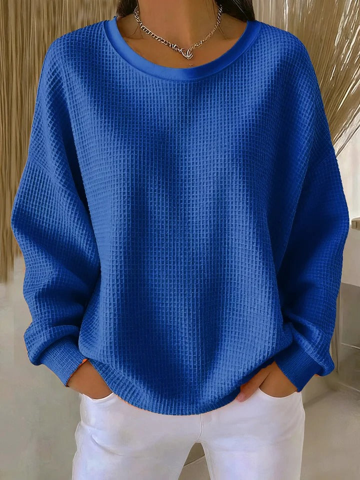 Zoe™ | Sweater with a Wide Collar