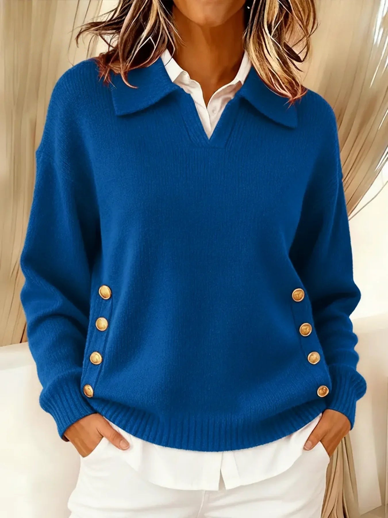 Georgia™ | Sweater with Collar